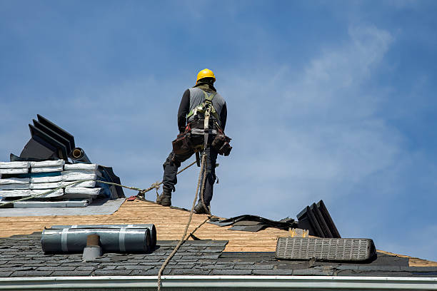 Professional Roofing technician working in Port Royal, VA